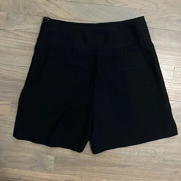 Anthropologie Black Women’s Sail Away High Rise Button Flowy Shorts Sz 0 - Picture 5 of 9